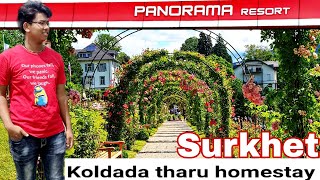 |PANORAMA Resort||Koldada tharu homestay|| with Family ||Vlog