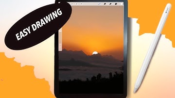 Anyone Draw a Stylized Landscape in Procreate- Easy Drawing For Ipad