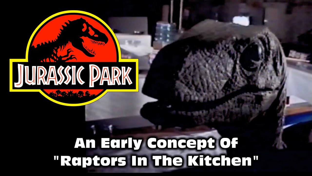 Raptors In The Kitchen (35mm Open Matte) : r/JurassicPark