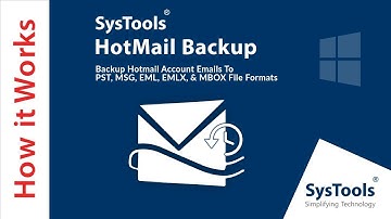 Hotmail-back-up - Download e-mails en archiveer berichten op computerstation