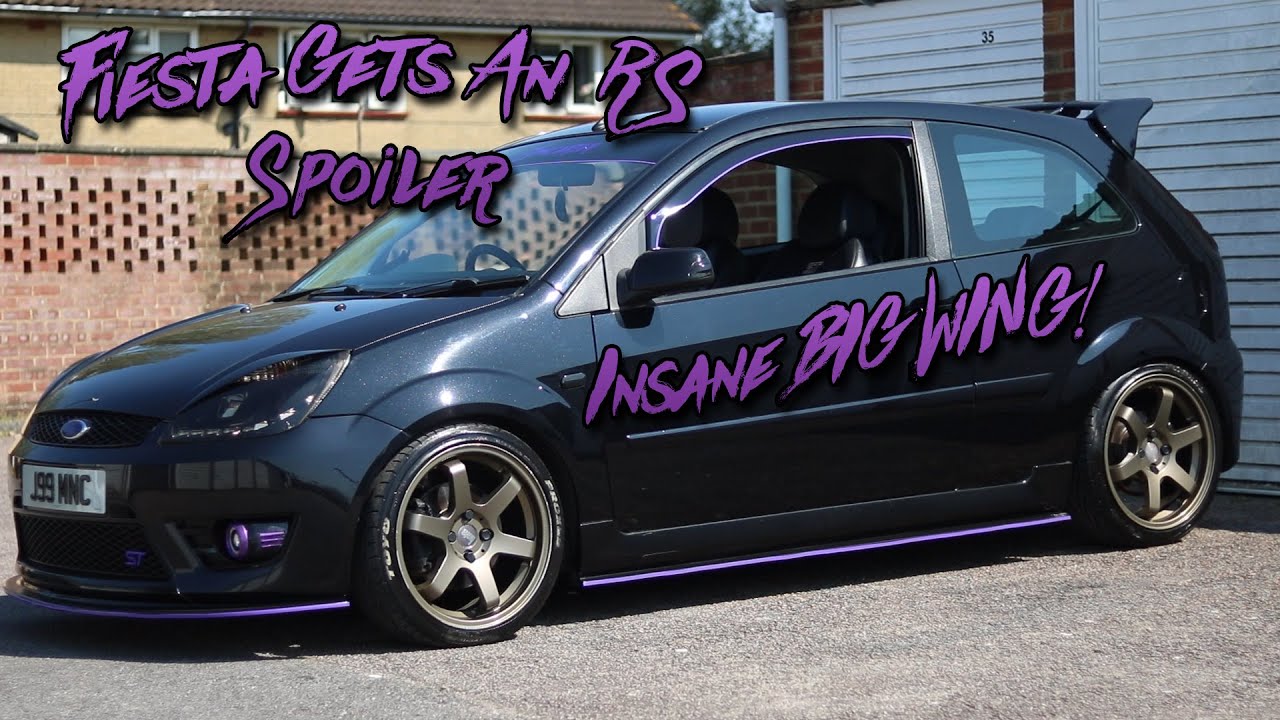 Fiesta Gets An Rs Spoiler Youtube