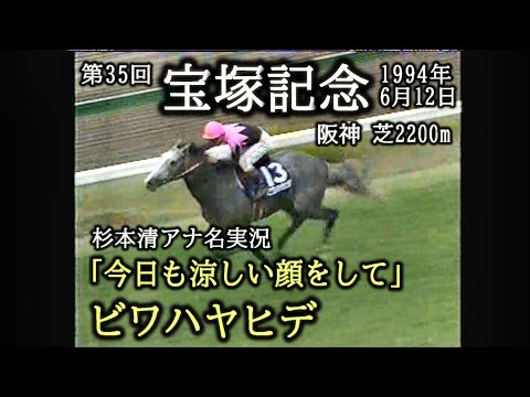 競馬：1994年 第35回 宝塚記念（GⅠ）ビワハヤヒデ 杉本清
