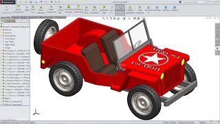 Solidworks tutorial | Sketch Jeep in Solidworks