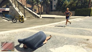 Michael Had A Heart Attack Right After Crossing The Finish Line Gta 5