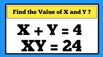 Japanese | Nice Math Olympiad Algebra Problem  | How to solve  for X And Y ? #maths