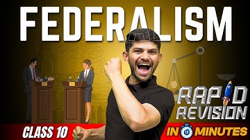 Federalism | 10 Minutes Rapid Revision | Class 10 Civics 2025-26
