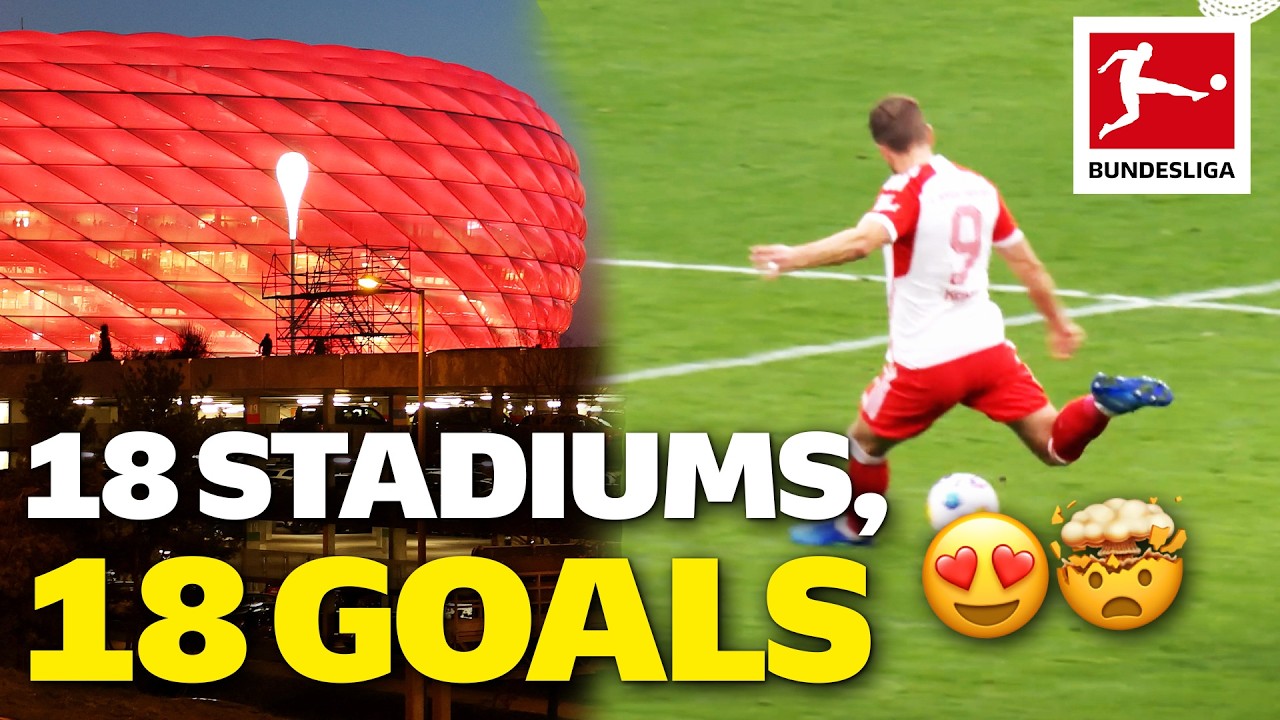 The BEST GOAL in EVERY Bundesliga Stadium 😍🤯 - YouTube