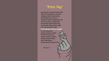 Thumbnail of Price Tag (Lyrics) - Jessie J (ft. B.O.B) #lyrics #trending #song #pricetag