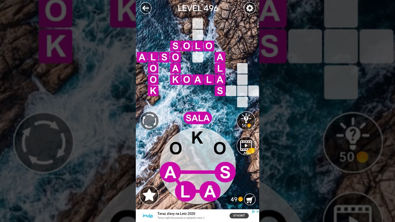 Word Crossword Search level 496