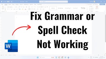 Fix Grammar or Spell check not working in Ms Word [2024]
