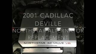 Cadillac Northstar Alternator Replacement - Out the Top