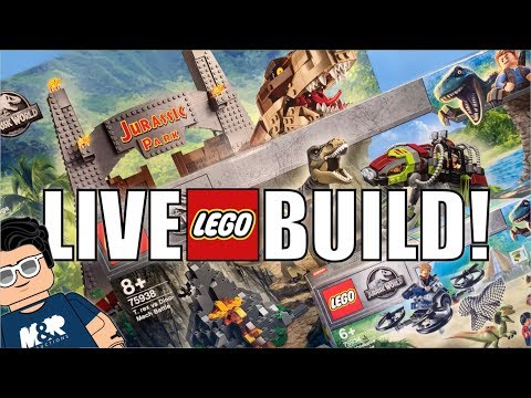 Chat & Chill LEGO Build Sesh | Summer 2019 Jurassic World Sets - Chat & Chill LEGO Build Sesh | Summer 2019 Jurassic World Sets