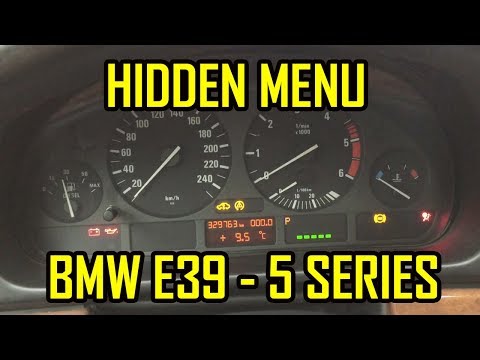 BMW E39 Hidden Menu All Codes
