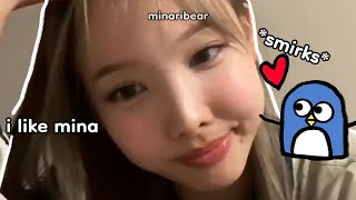 nayeon casually *confesses* to mina (ft. minayeon wish coming true)