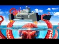 Kraken Survival in a FLYING SHIP! (Stormworks)