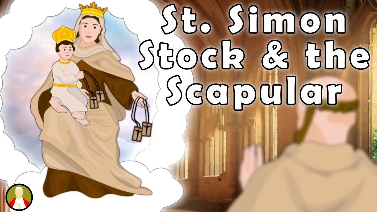 St  Simon Stock and the Scapular