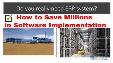 Do you need ERP? Save Money!