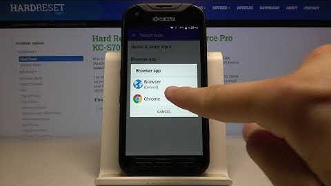 How to Change Default Apps in Kyocera DuraForce Pro - Manage App Preferences