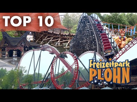 TOP 10 Fahrgeschäfte im Freizeitpark Plohn