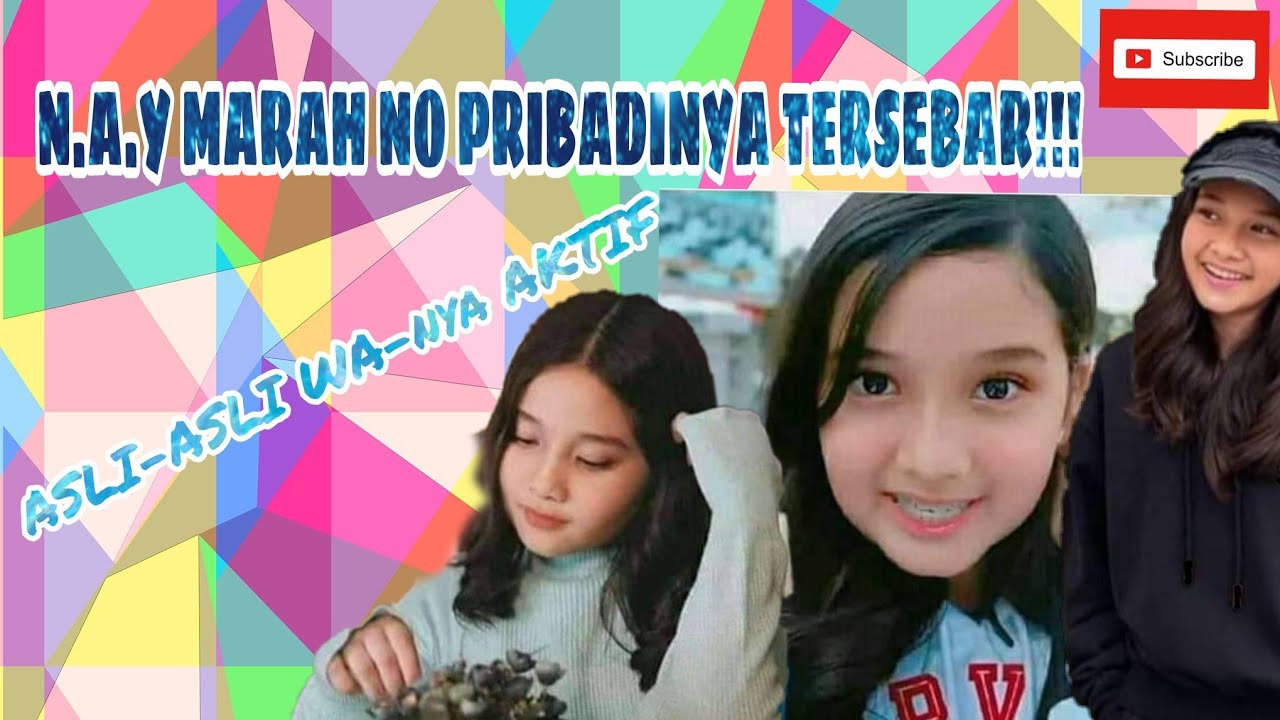 Ternyata ini Nomor WA Naisa Alifia Yuriza (N.A.Y), NAY ...