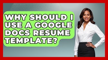 Why Should I Use A Google Docs Resume Template? - Job Success Network