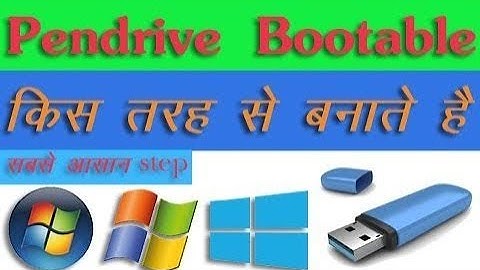 How to make Bootable USB pendrive for Windows[7/8/8.1/10] - The BEST Tutorial !!