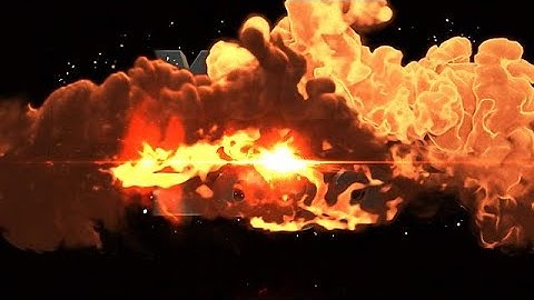 smoke explosion logo intro creator