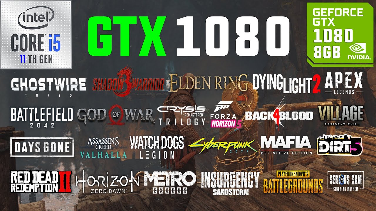 GTX 1080 8GB Test in 30 Games in 2022 🤔