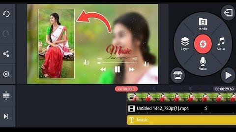 কেনেকৈ বনাব 🤔How to create whatsapp status with Lyrical video in kinemaster   || M.p tach Axomiya