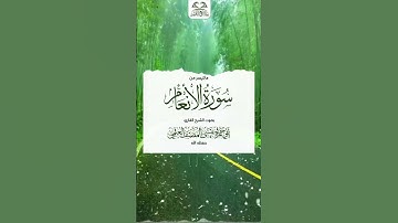 ما تيسر من سورة الأنعام بصوت الشيخ عيسى المصنف