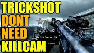 Trickshots don't need killcams  117 | MW2, COD4 and MW3 | Freestyle Replay