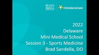 ChristianaCare Mini Med School: Sports Medicine