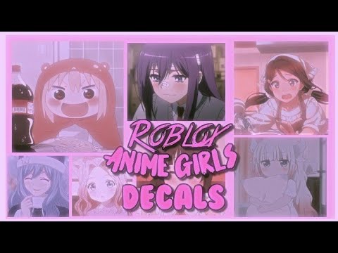 Roblox Bloxburg Royale High Aesthetic Anime Girl Decals With Id Codes Youtube - roblox hot anime id codes