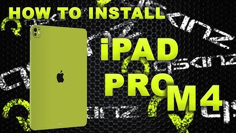 How To Apply Qskinz On iPad PRO M4