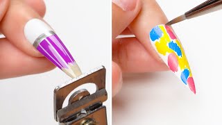 #050 Step By Step Tutorial Nails Art Inspiration Satisfying Videos Nail