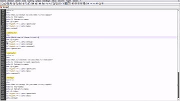 Notepad++ Quiz Game Tutorial #3 [HD]