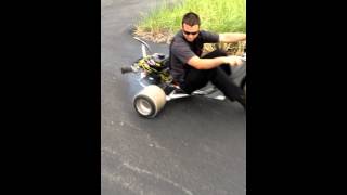 Motorized Drift Trike Burnout