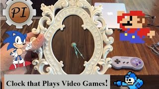 Hiding a Retro Arcade in a Clock