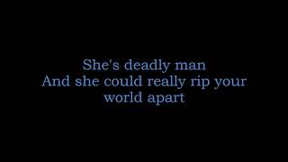 Video thumbnail of "Daryl Hall and John Oates - Maneater Lyrics"