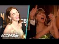 Emma Stone Jokingly Calls Pal Taylor Swift An &#39;A**hole&#39; After Golden Globes Win