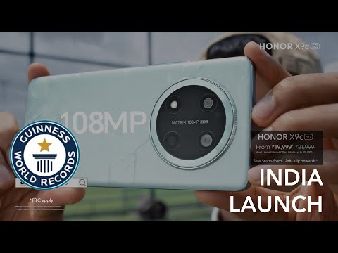 HONOR X9c 5G India Launch | World Record Drop Test* |  AI Smartphone #honorx9c #honorx9c5g