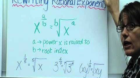 Precalculus Review -- Exponents and Radicals