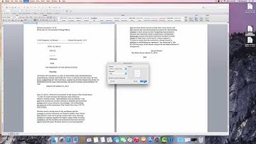 Insertion page numbers Word 2011 MAC