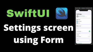 Settings screen using Form in SwiftUI #forminswiftui #ios #xcode
