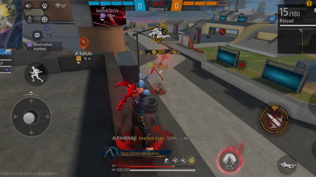 FF CS RANKED USP MY ONE OF FAVE HAND GUN | FREE FIRE GAMING