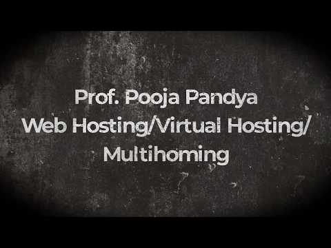 PHP/FTP/ISP/Web hosting/Virtual hosting/Multihoming/By Prof. POOJA PANDYA