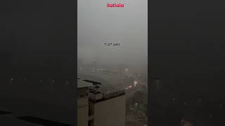 CHUVA FORTE FAZ O DIA VIRAR NOITE NO RIO DE JANEIRO NESTA QUINTA-FEIRA #shorts