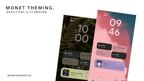 Android 12 Homescreen Setup tutorial with MONET THEMING |  Setup for Any Android Version