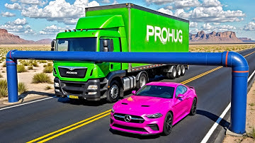 Cars vs Pipe Line Trap #3 - BeamNG.drive Fails & Crashes 2025!