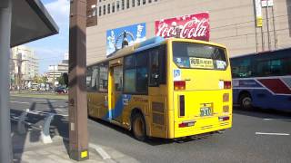 [FHD]鹿児島市営バス 鹿児島200か211(ふそう/MBM KK-MJ26HF改) 発車